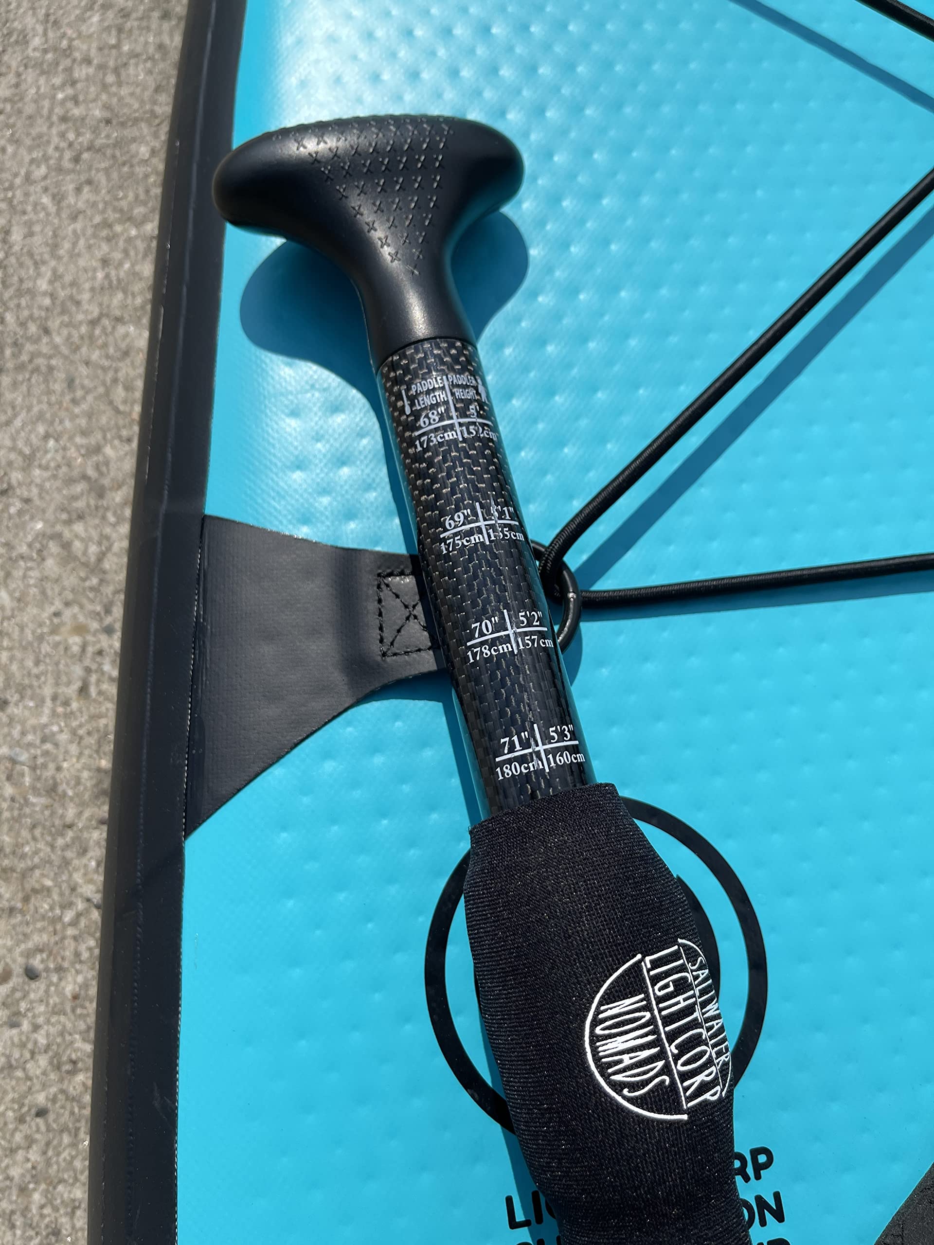 Unisex – Erwachsene Intermediate Carbon Paddle 2.0 Adjustable SUP PADDEL, OneColor, Uni