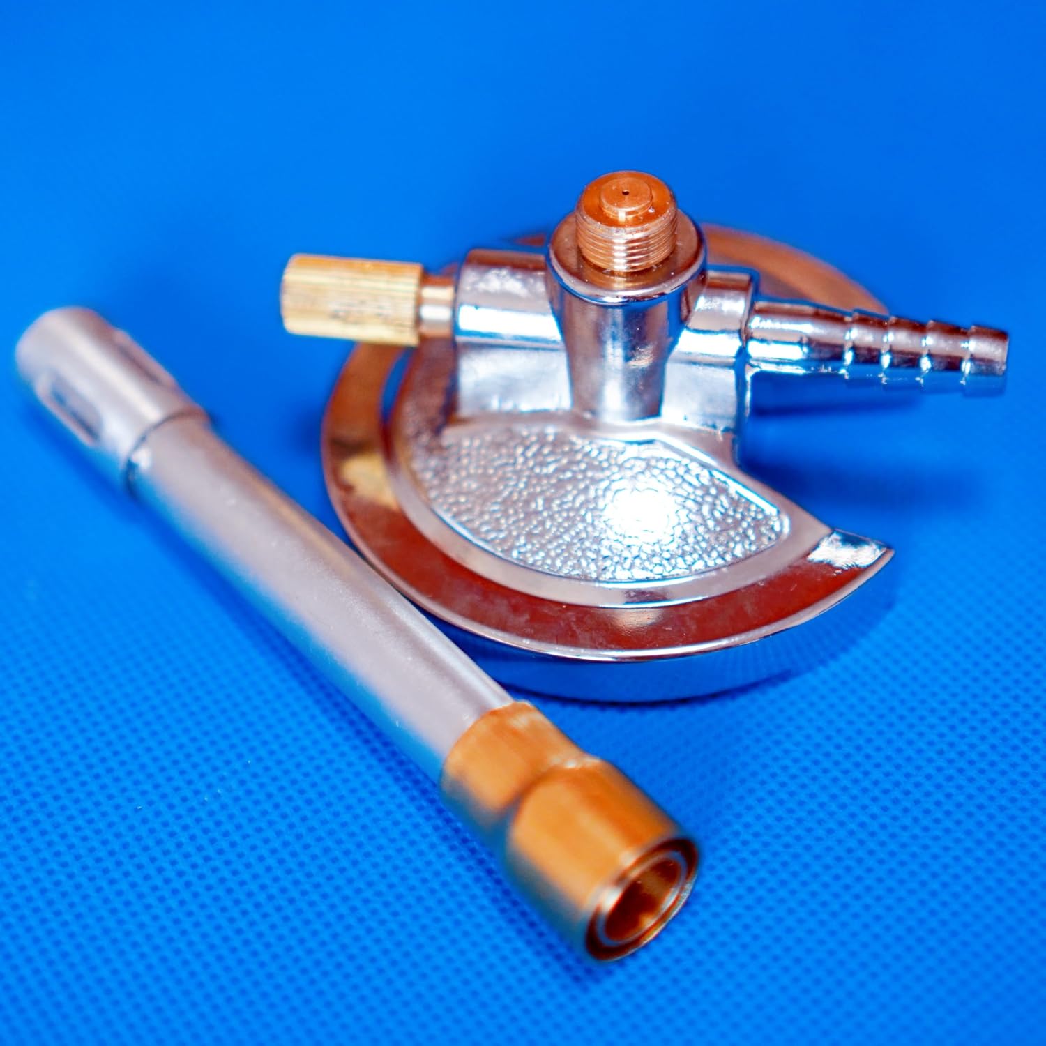 1pc High-Temperature Bunsen Burner with Adjustable Flame Stabilizer for Natural Gas & Propane Lab Heating