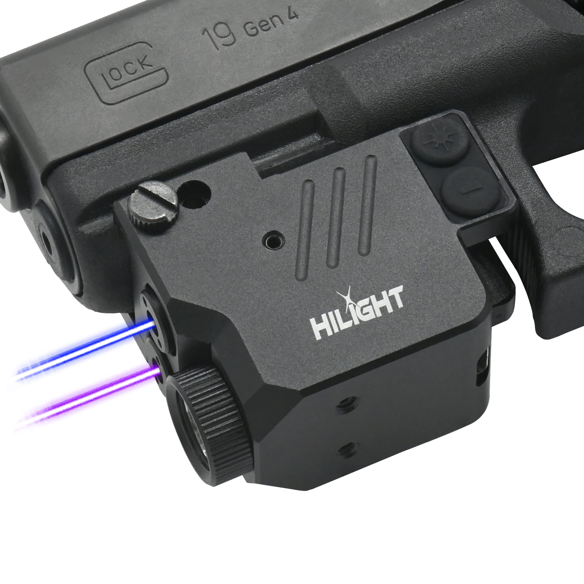 Buy Hilight Blue & Purple Laser Light Combo for Handgun 500 Lumens