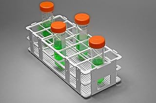 NoWire White PP Test Tube Racks, Places: 21, for 30 mm Tubes