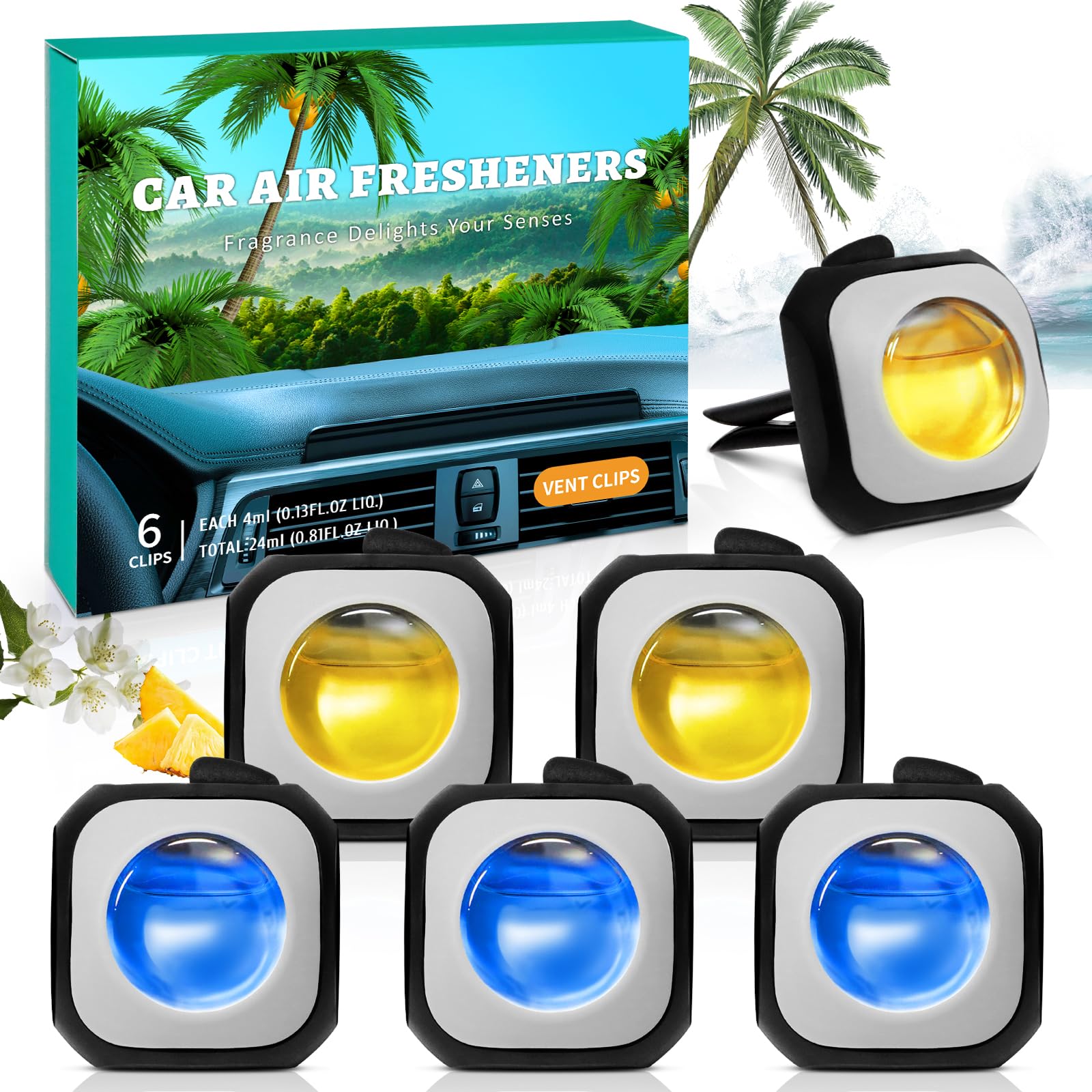 Diffusore Di Profumi Intelligente Per Auto Con LED 7 Colori E Ricarica USB-C – Rilevamento Automatico, Umidificazione E Proiezione Stellare Per Un Ambiente Da Sogno