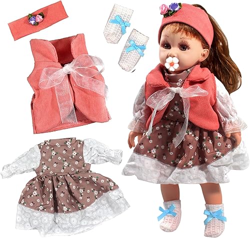Ropa de muñeca de bebé de 12 a 16 pulgadas Regalo de ropa para bebé Muñecas recién nacidas Muñeca bebé de 12 pulgadas Ropa de muñeca Reborn de