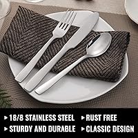 Vista 3 de Hiware – Juego de cubiertos de acero inoxidable