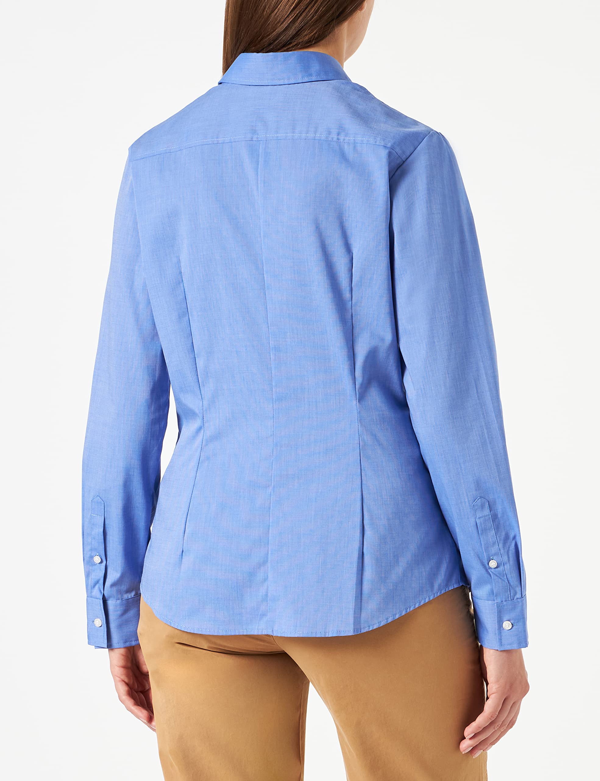 Seidensticker Bluzka damski Hemdbluse Langarm Slim Fit Uni Bügelfrei