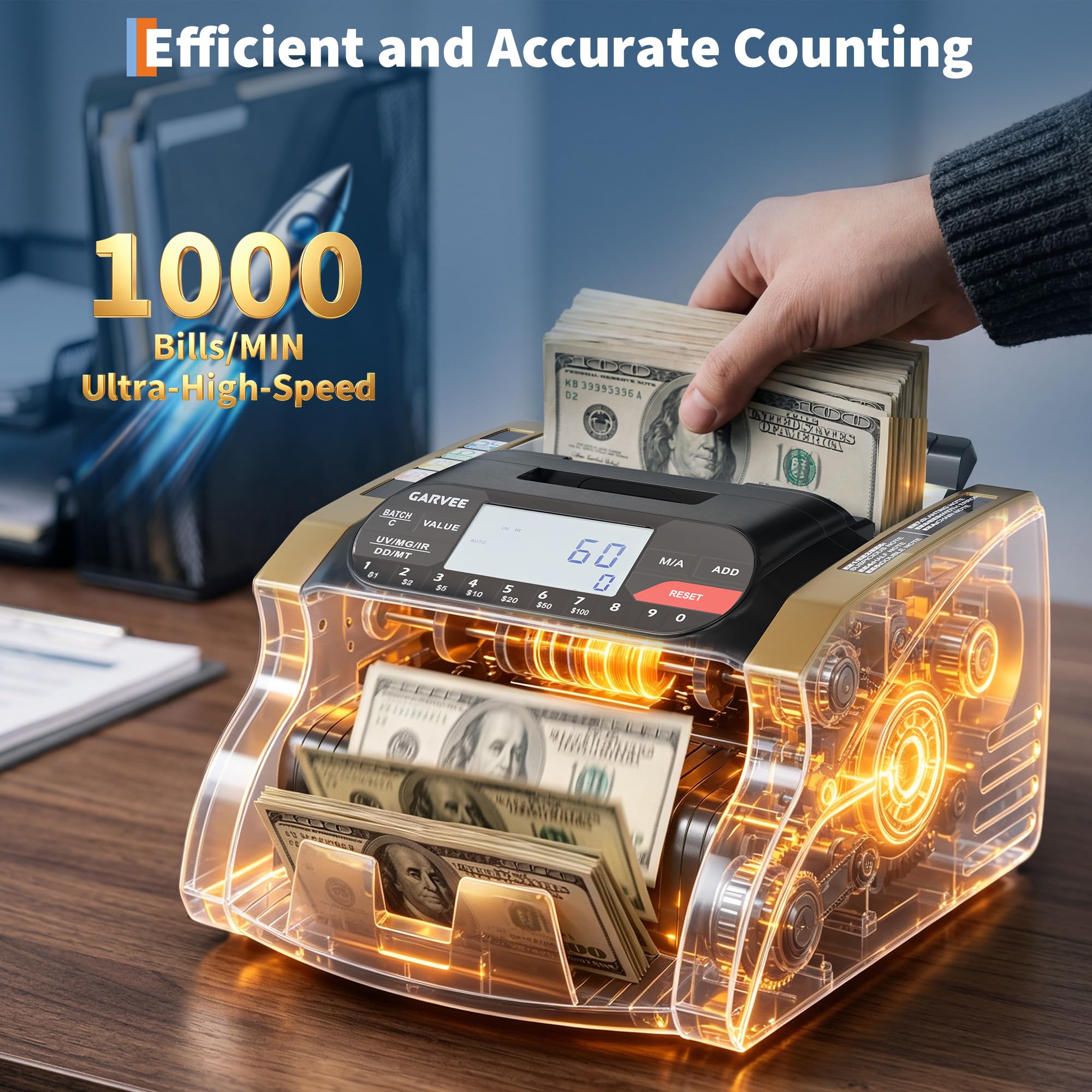 Máquina contadora de dinero