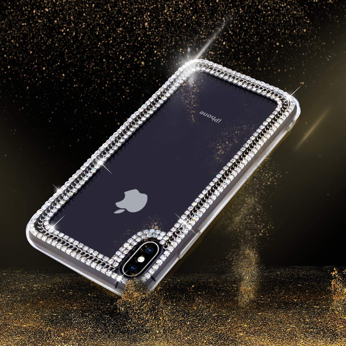 Amazon.com: Jesiya for iPhone XR Case 3D Glitter Sparkle Bling