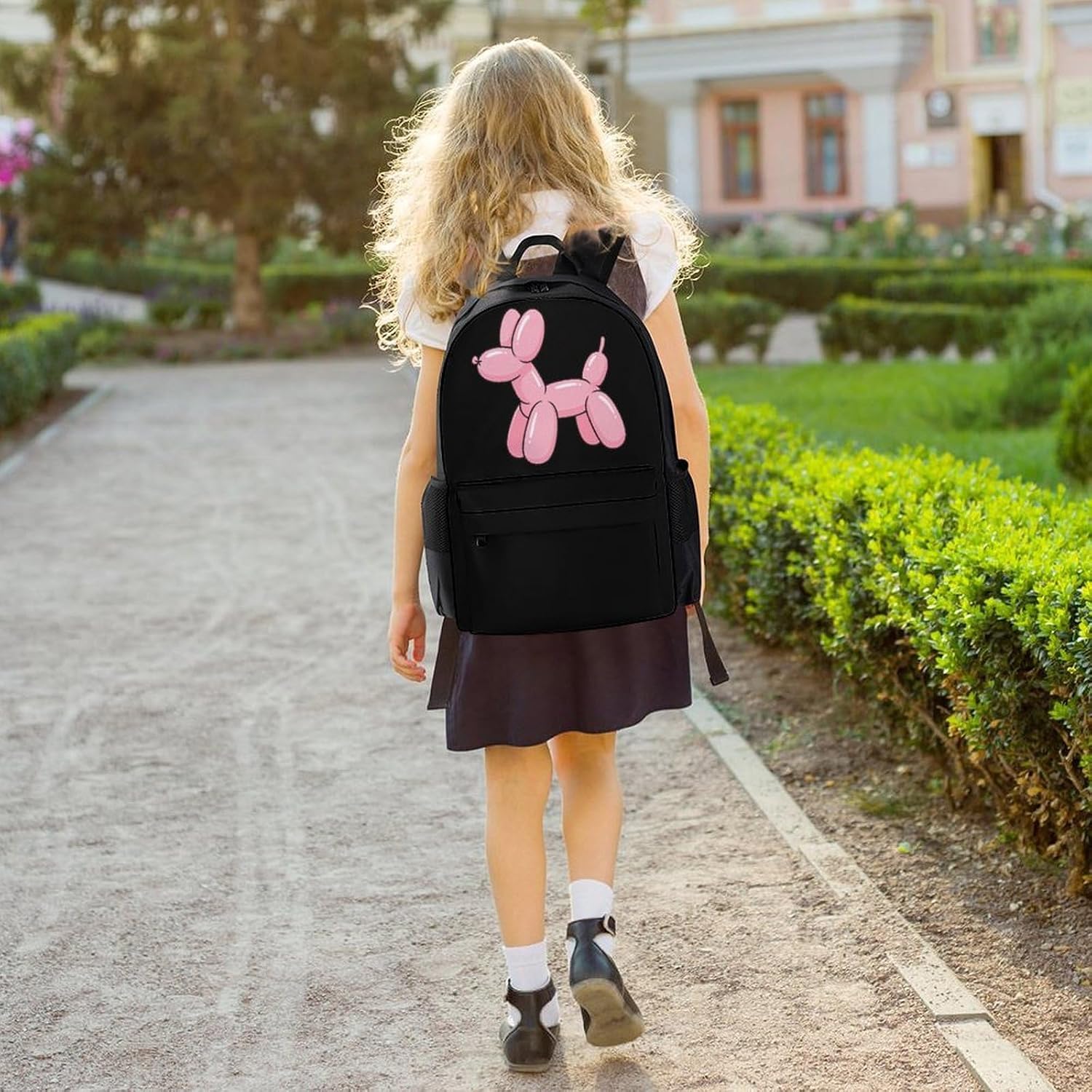 Cute Balloon Dog Backpack Lightweight Backpacks Work Bag