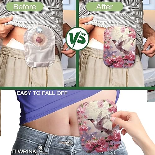 Miniatura 5 de Fundas para bolsas de ostomía, fundas suaves para bolsas de colostomía para mujeres y hombres, funda para bolsa de ileostomía, control de olores