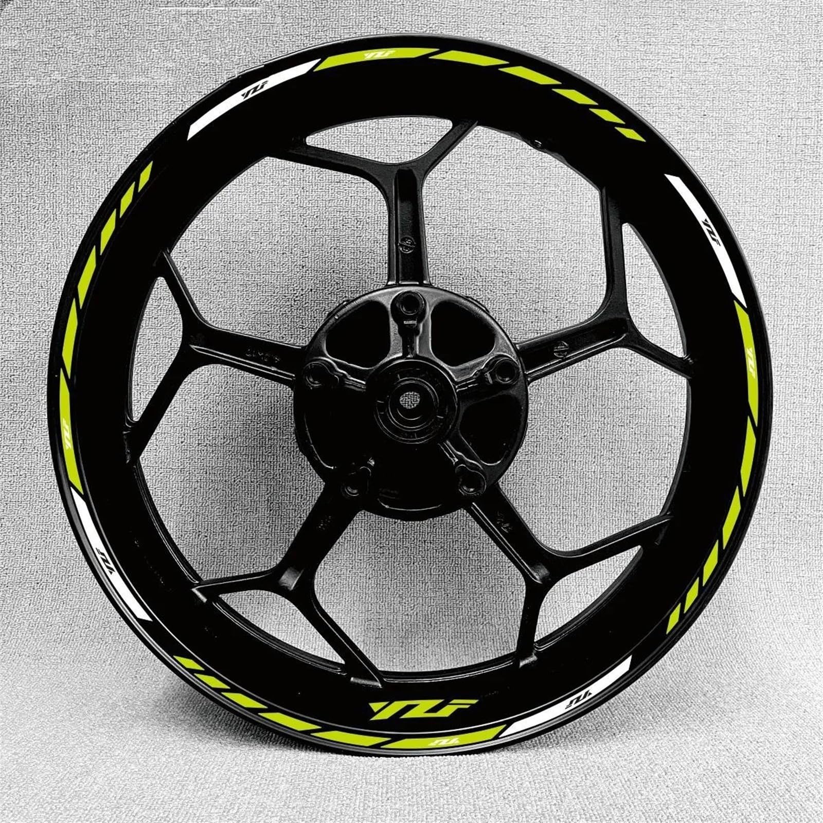 Stickers Motorcycle Accessories Wheel Stickers Reflective Rim Motorbike Waterproof Decals for Yamaha MT-09 MT09 MT07 MT10(Style 8)