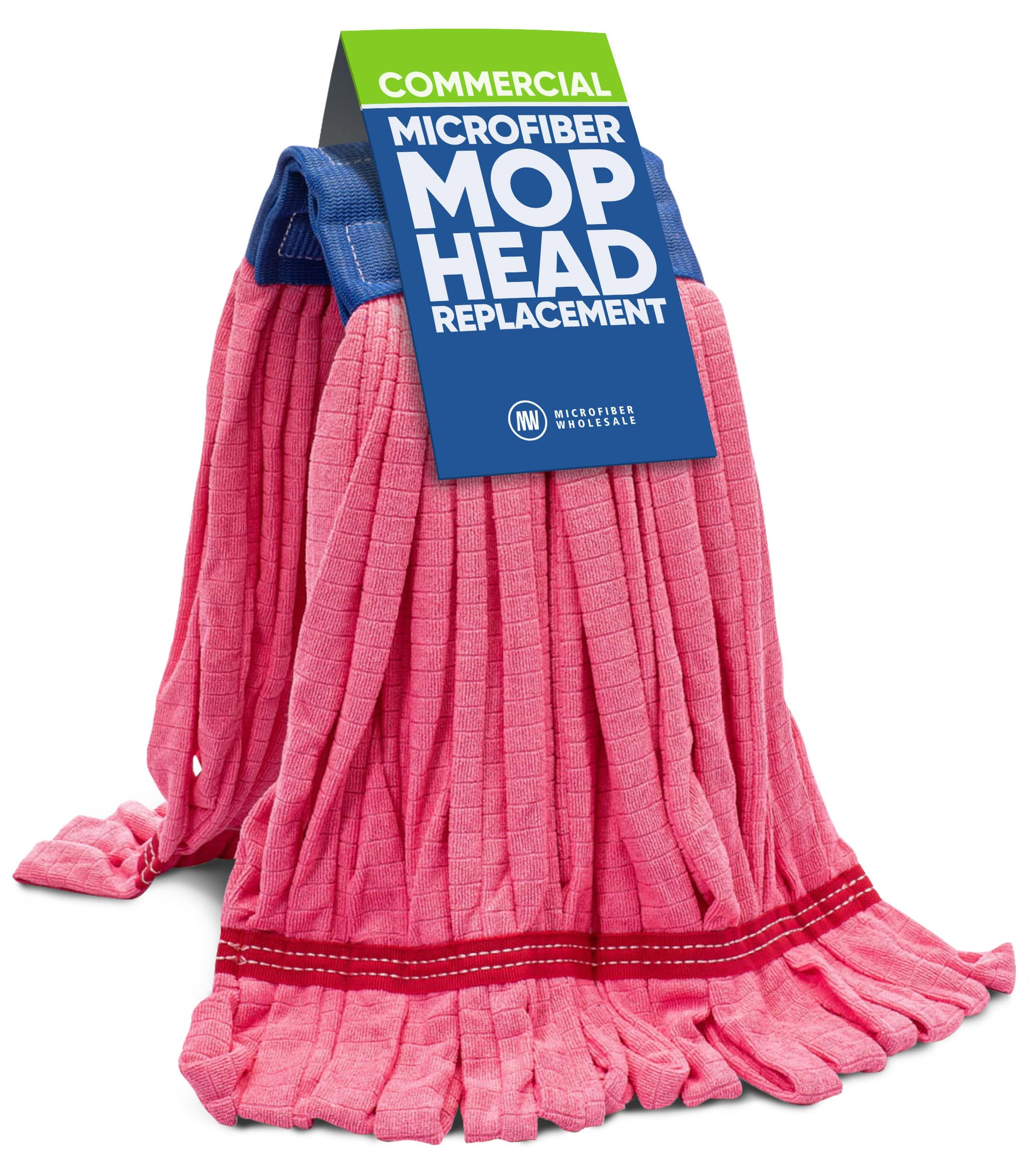 Grande tubo de microfibra fregona | Industrial Wet Mop | absorbente y duradero, con gran poder de limpieza
