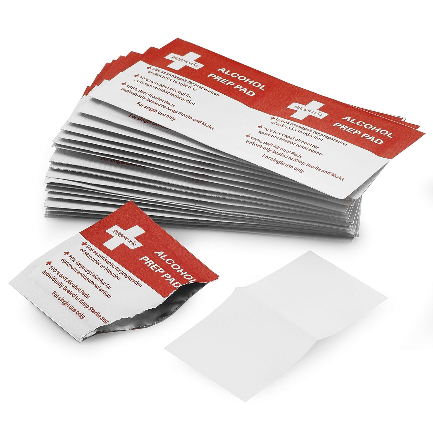 Bеѕt Sеllеr Alcohol Prep Pads (100-Pack) | Thick 2-Ply Sanitizing Isopropyl Medical Wipes | Individually Wrapped Alcohol Cleansing Swabs , Diabetic Supplies, Hospitals