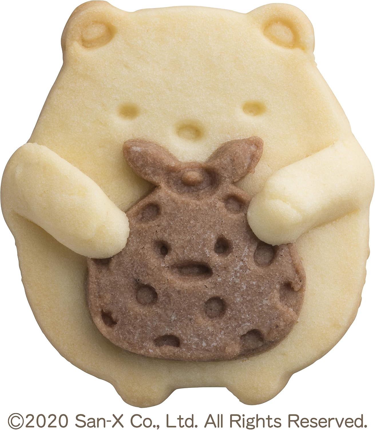 Kai Corporation DN0501 Sumikko Gurashi Polar Bear Bath Cookie Cutter Set, Made in Japan
