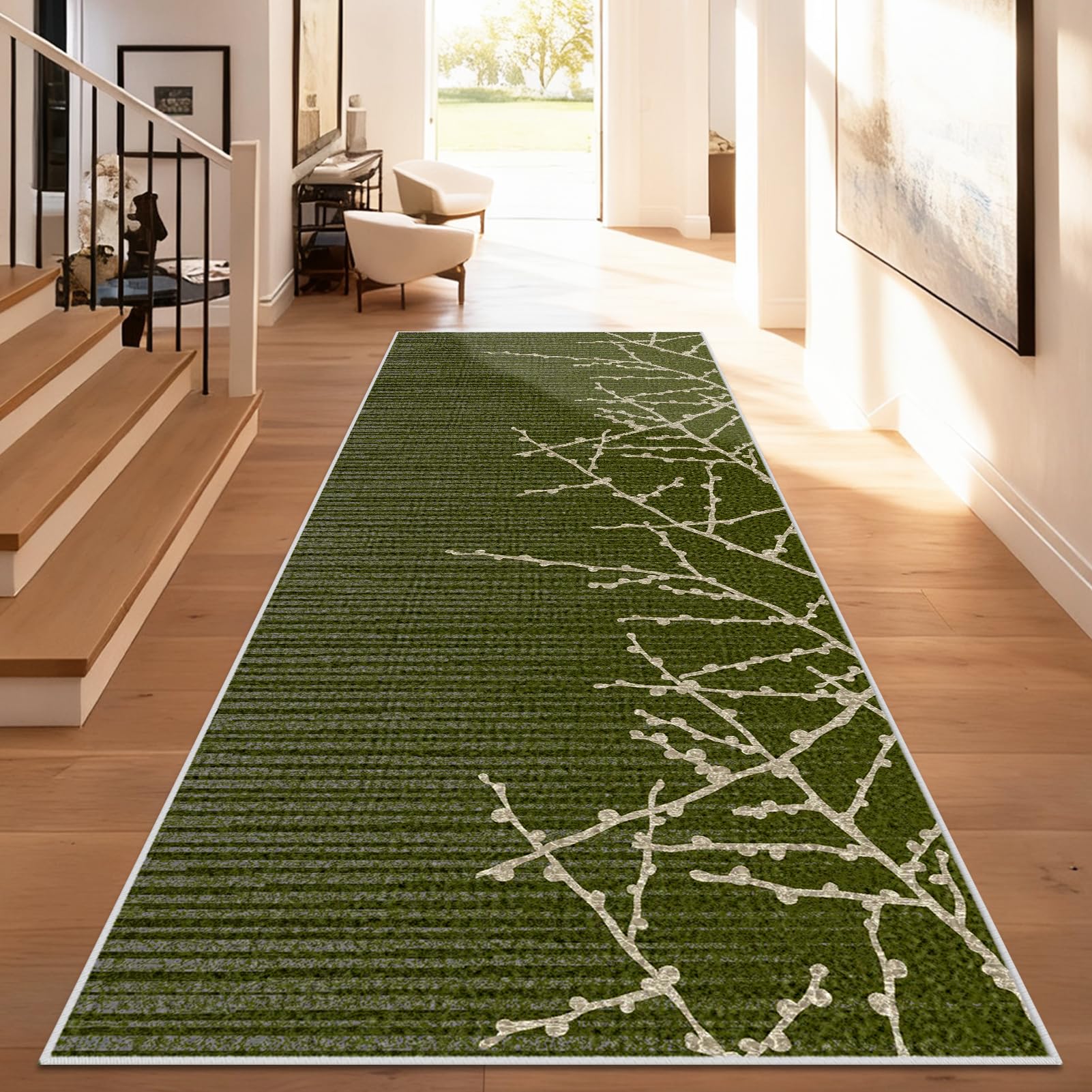 Alfombra cocina lavable antideslizante de 50x200 cm para pasillos