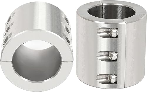 HECASA Abrazaderas de tubo de cuello dividido de 2 pulgadas compatibles con conector de barra antivuelco UTV, abrazaderas de tubo soldables, 2 piezas