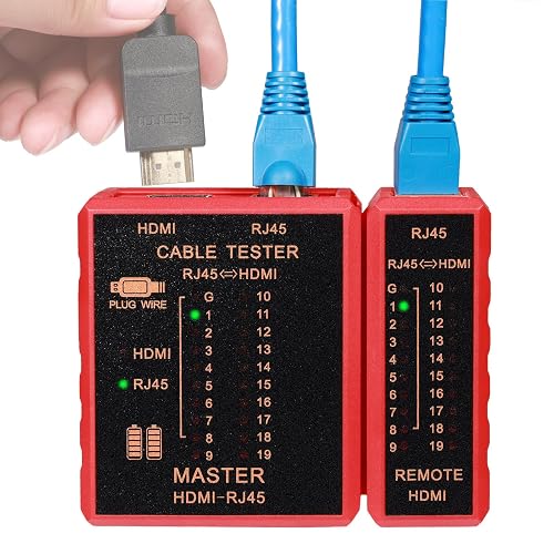 HDMI Tester Portable High Definition Network Cable Tester Checker