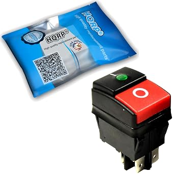 HQRP On Off Power Switch Compatible with Husky, Greenworks, Home Depot, Craftsman, Power Washer, Simpson, Black Max, Briggs & Stratton Pressure Washer KEDU HY52, FAIP H120