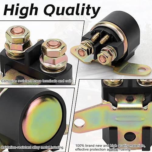 Miniatura 4 de Relé solenoide de arranque para Arctic Cat 250 300 1999-2005 /Suzuki LTF250 QUADRUNNER 250 1988-2001 QUADRUNNER LT230 E 1985-1989/ Suzuki King Quad