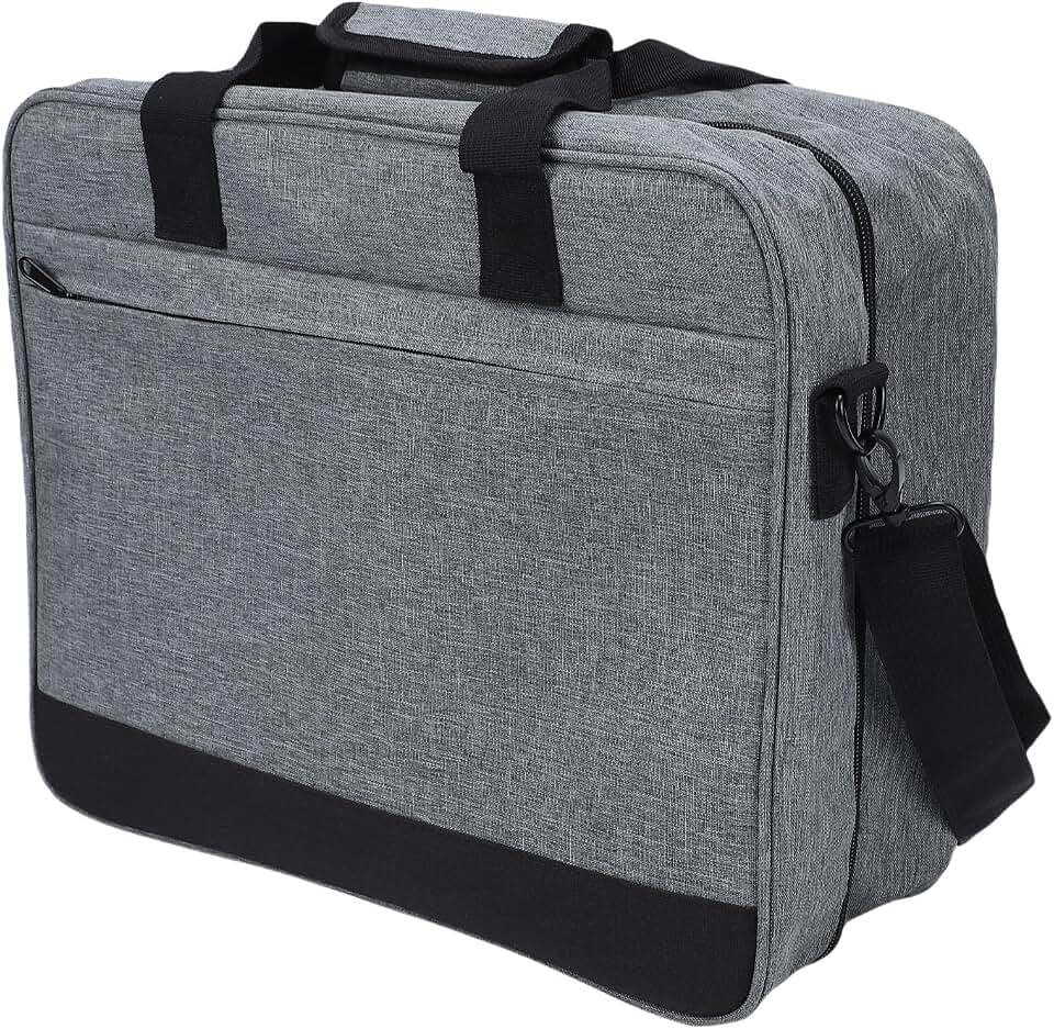 Bolsa de Mixagem para DJ Com Divisória Removível, Maleta de Transporte de Proteção Acolchoada para Mixer de áudio e Microfone, Cabo e Equipamento de Música, Ajuste Universal