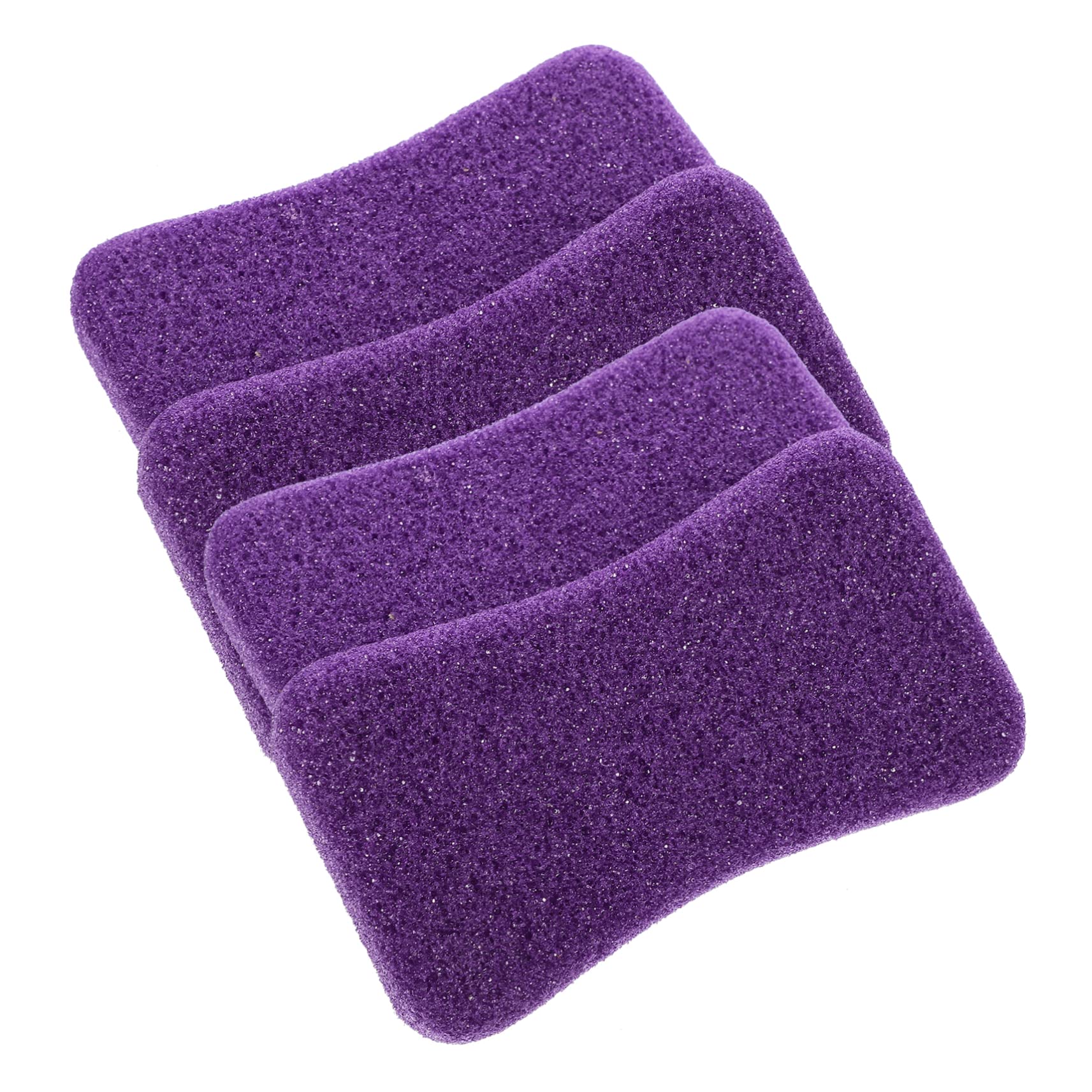FRCOLOR 16 Pz Pietra Pomice Scrubber Per Pietre Ai Piedi Raspa Per Pedicure Rimozione Esfoliante Strumenti Per Pedicure Piedi Lavapavimenti e Piede File Di Pelle Morta Pu Viola Trucco