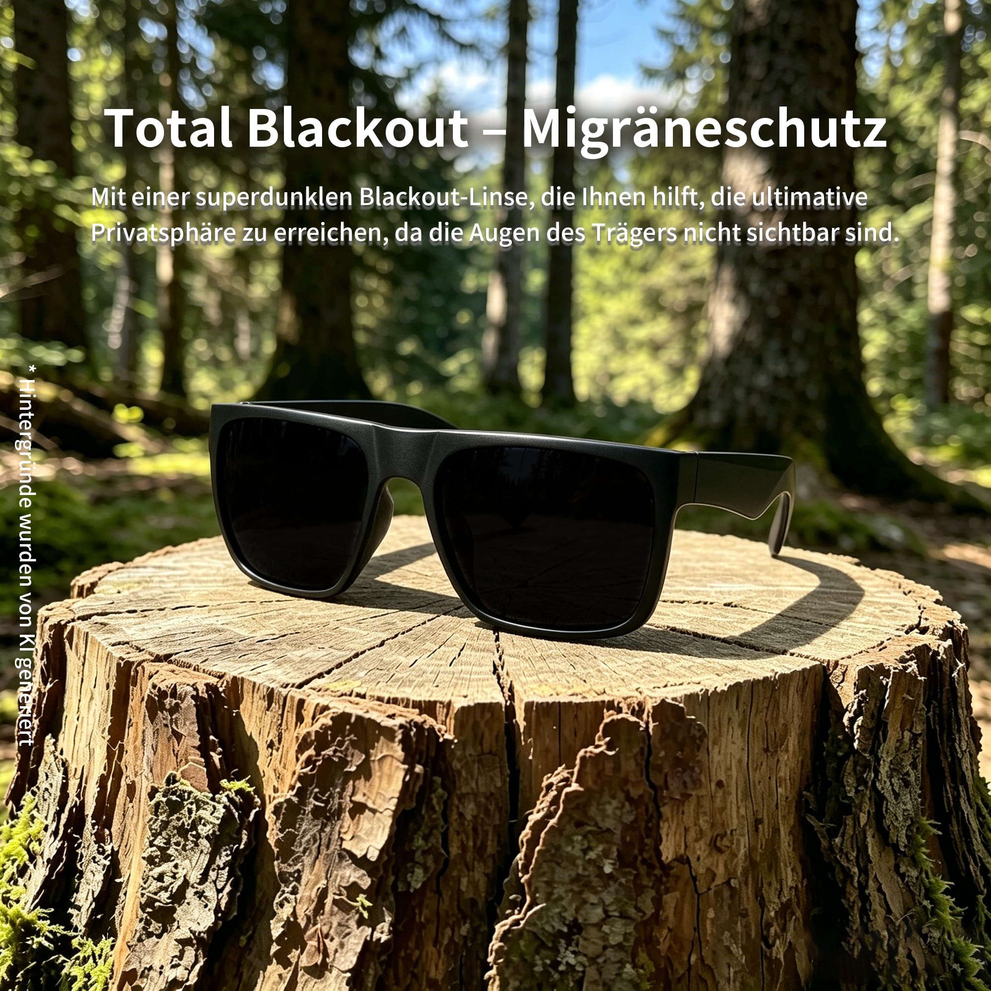 2 Packung CAT 5 Super dunkle polarisierte überdimensionierte Sonnenbrille Männer XL Big Head große breite Schattierungen Migräne empfindliche
