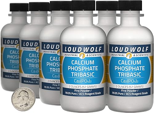 Miniatura 9 de Fosfato de calcio tribásicobotella de 4 onzas99.9% de grado reactivo ACS puropolvo fino