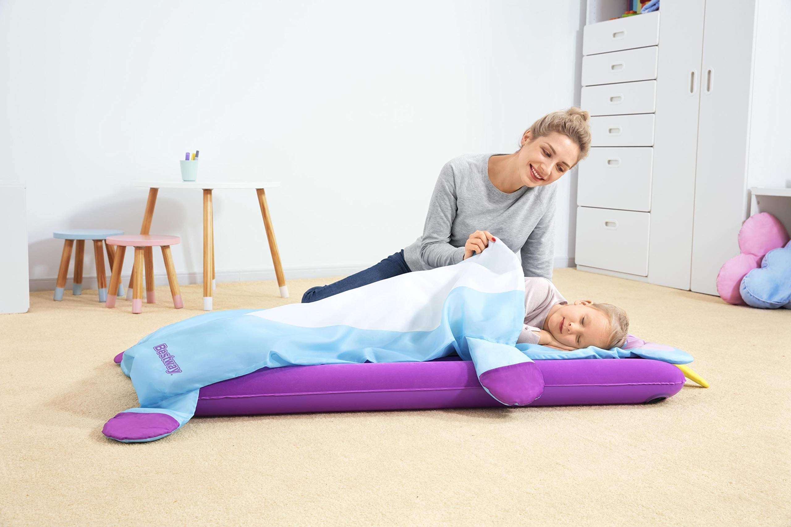 Bestway Adventurchasers™ - Set de Dormir para niños, diseño de Unicornio, 158 x 66 cm