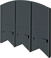 Vista 5 de Picadoras de 60 pies con bordes de martillo de alta resistencia, conectores de esquina y T incluidos, color negro