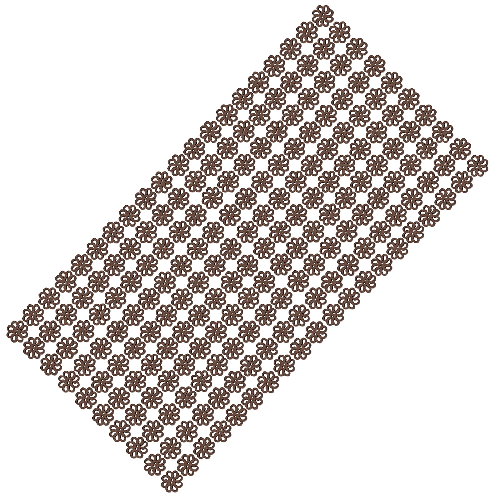 Wooden Button Hollow Button Buckle Kindergarten Buttons Chrysanthemum Shape 200Pieces Antique Bag Retro Timber Vintage Leather Buckle Buttons