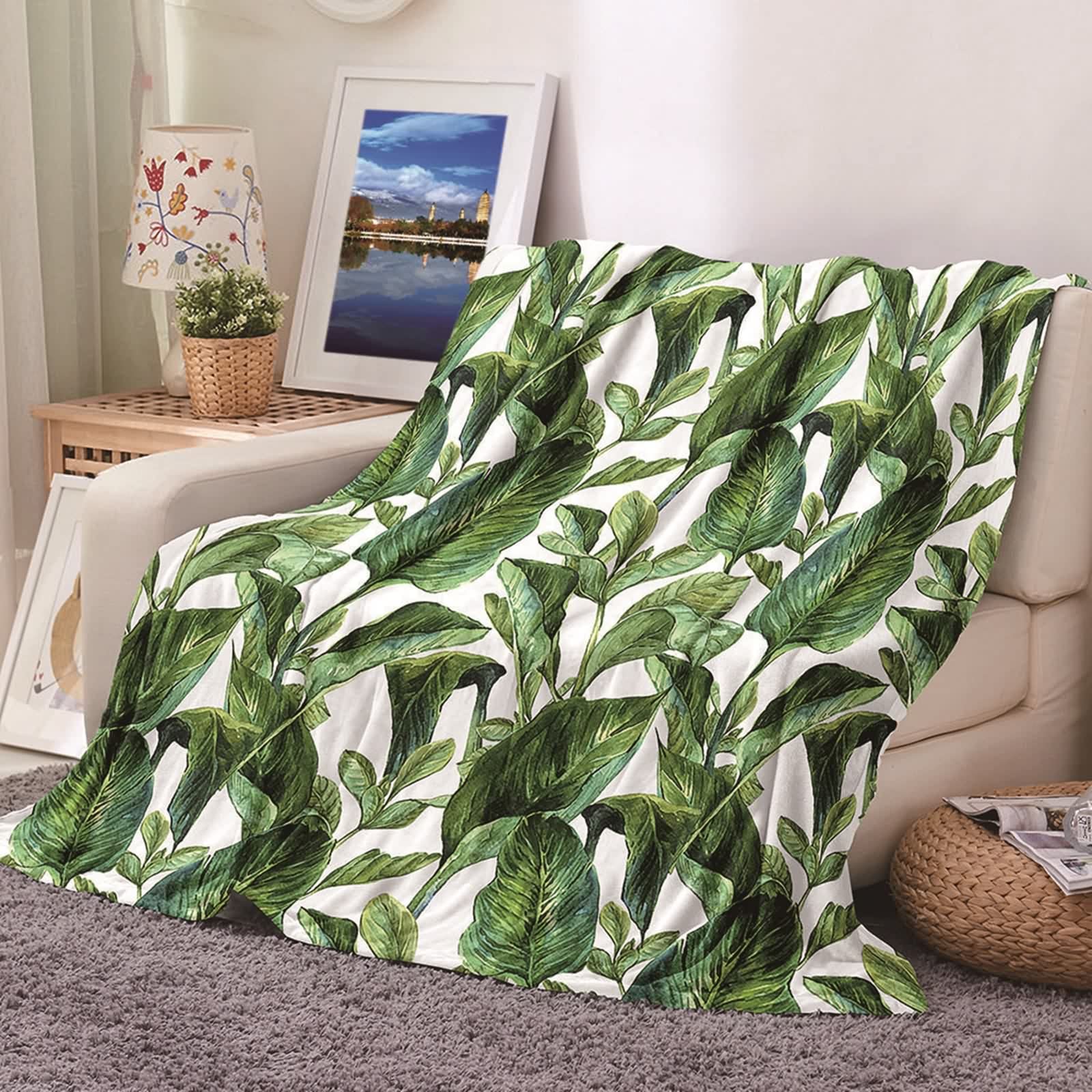 Couverture douce et confortable KnSam pour éliminer le froid sur le canapé