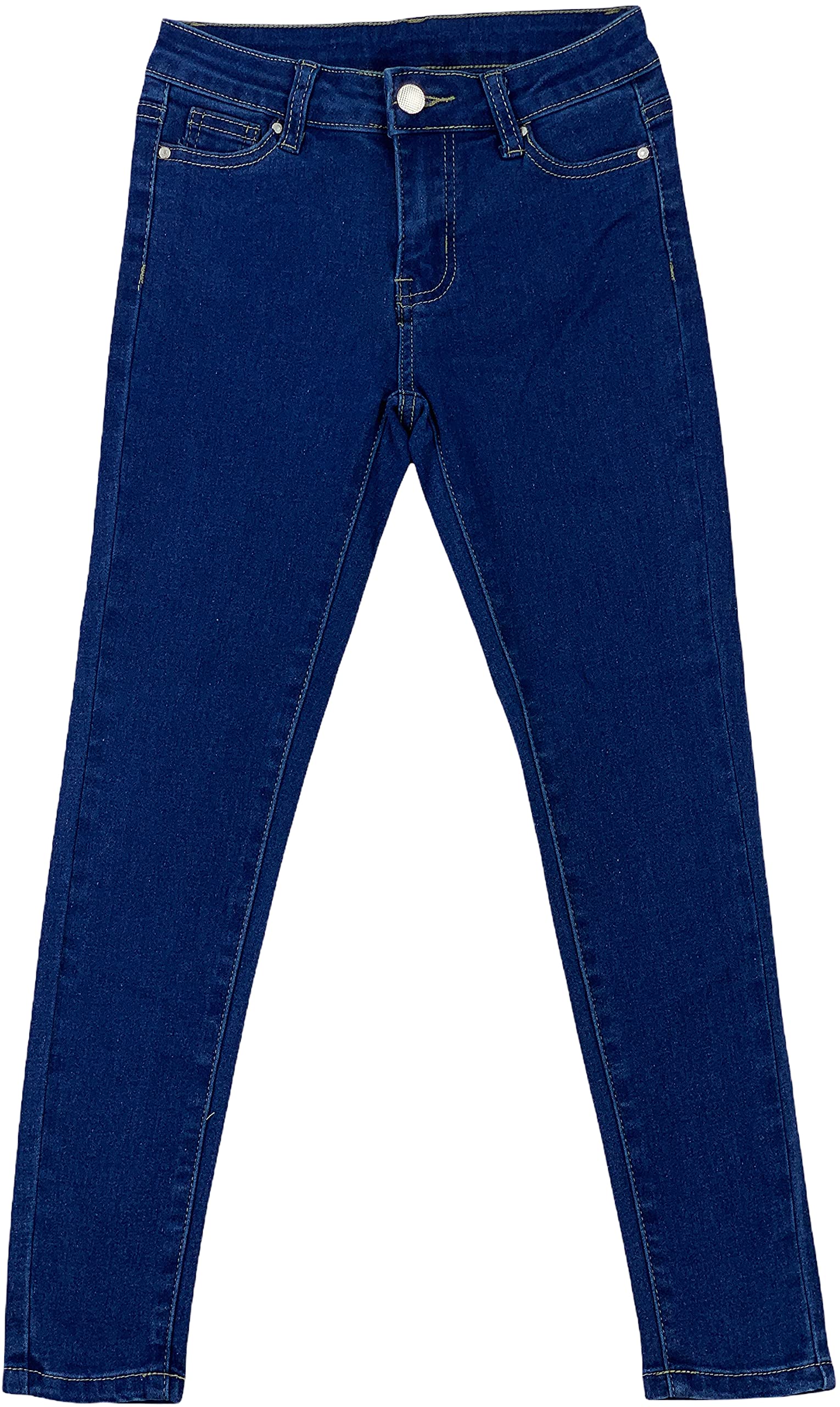 ToBeInStyle Girl’s Denim Easy Styling Classic Timeless Everyday Jeans Zip-Up Closure