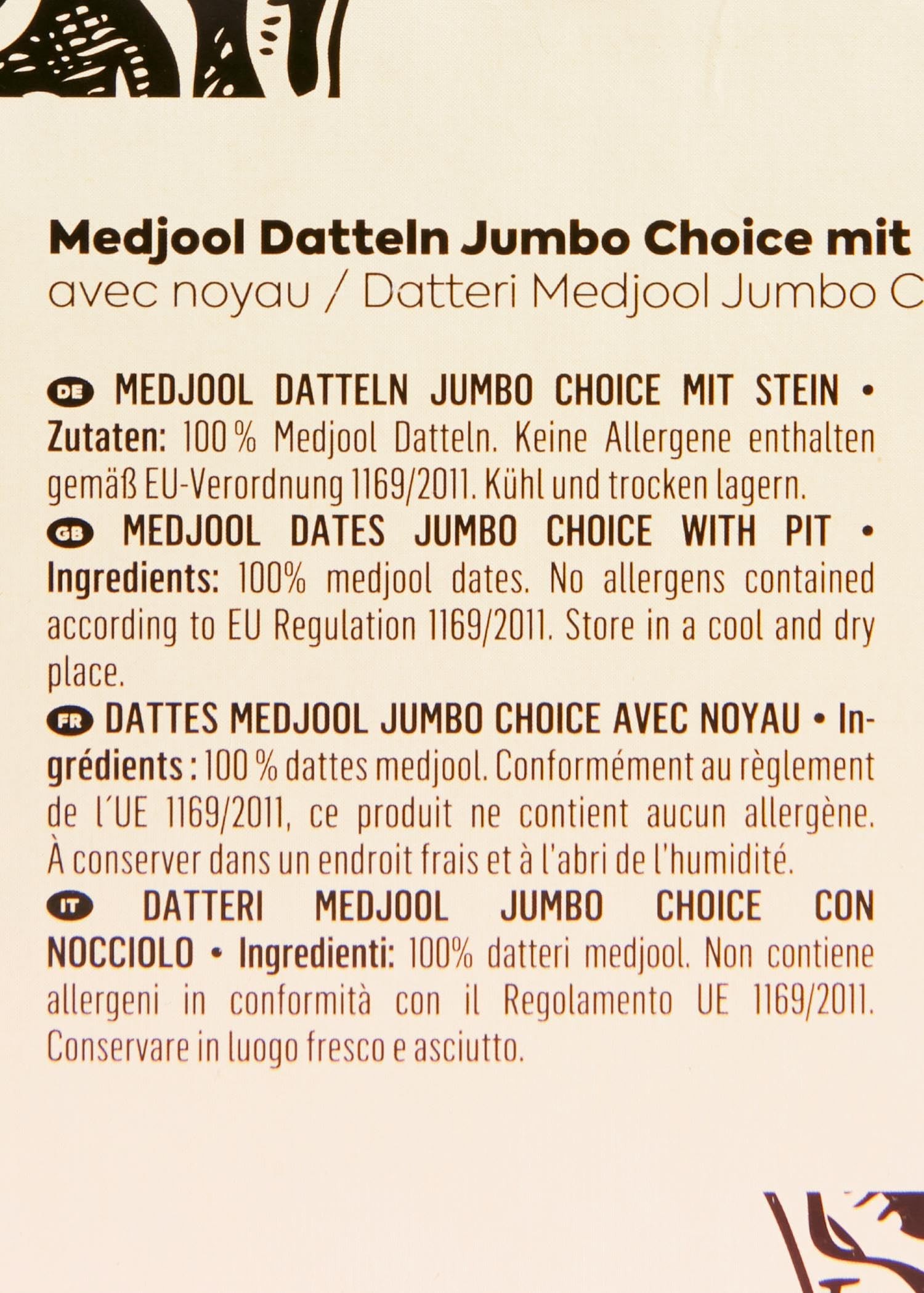 KoRo - Datteri Medjoul JUMBO CHOICE con nocciolo, KoRo | 5 kg