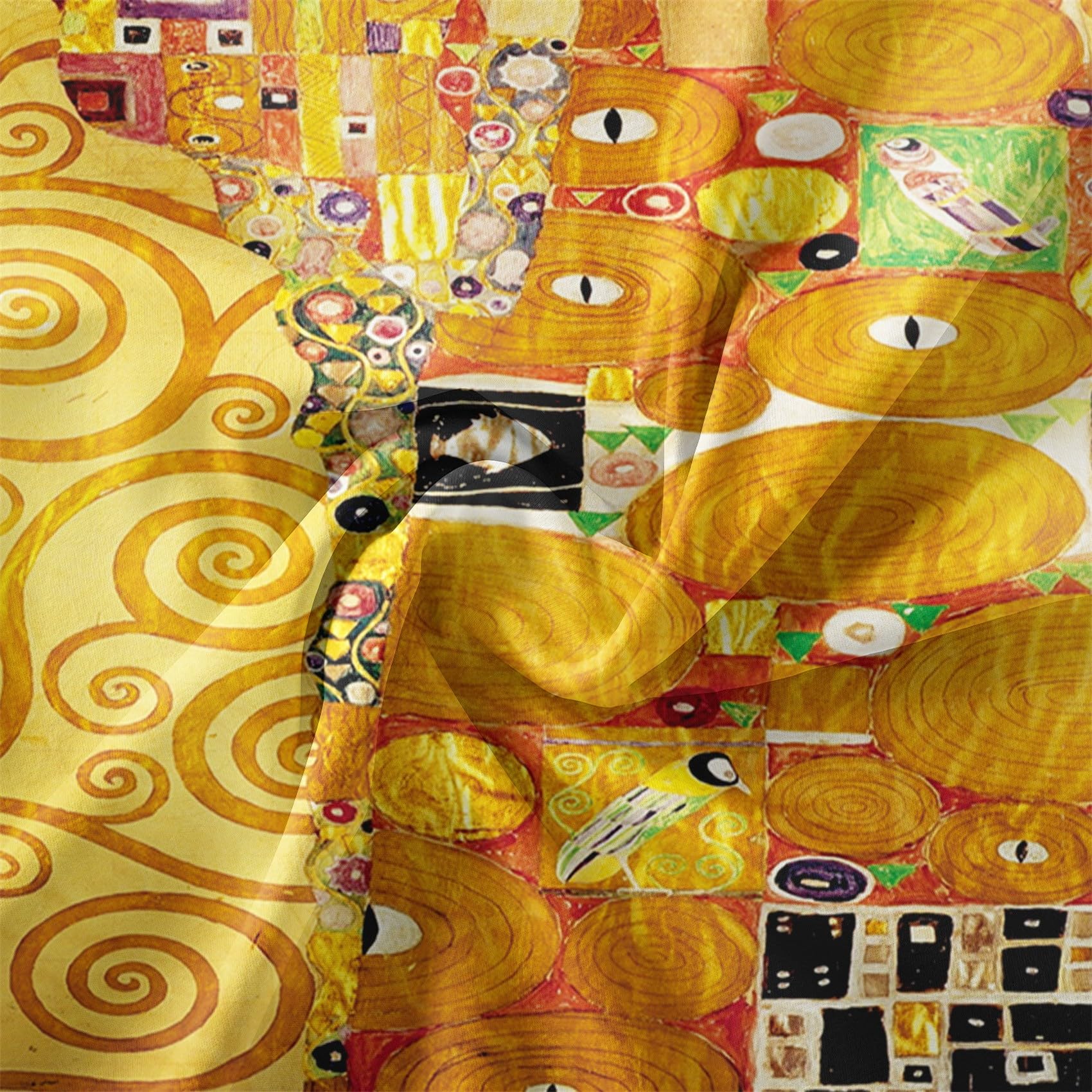 BanbE Bettwäsche Klimt-Muster 180x200 cm Weich & Bügelfrei Bettbezug mit Reißverschluss - Bettwäsche Set für Modern Schlafzimmer mit 2 Kissenbezüge 80x80 cm