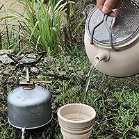 Vista 8 de Hervidor portátil plegable para camping, cafetera para senderismo, viajes y exteriores, 1.5 L