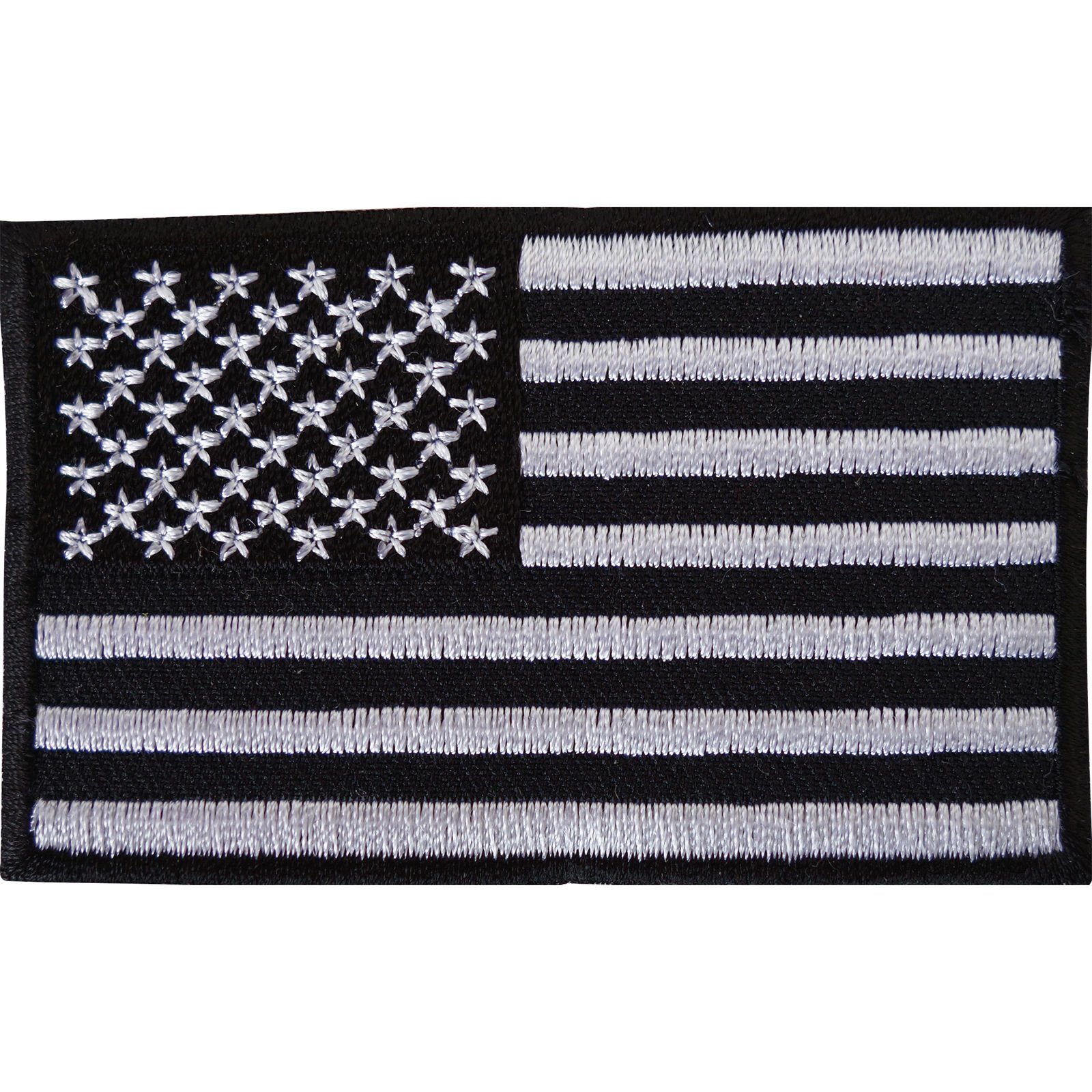 Black USA Flag Embroidered Iron Sew On American Patch America T Shirt Bag Badge