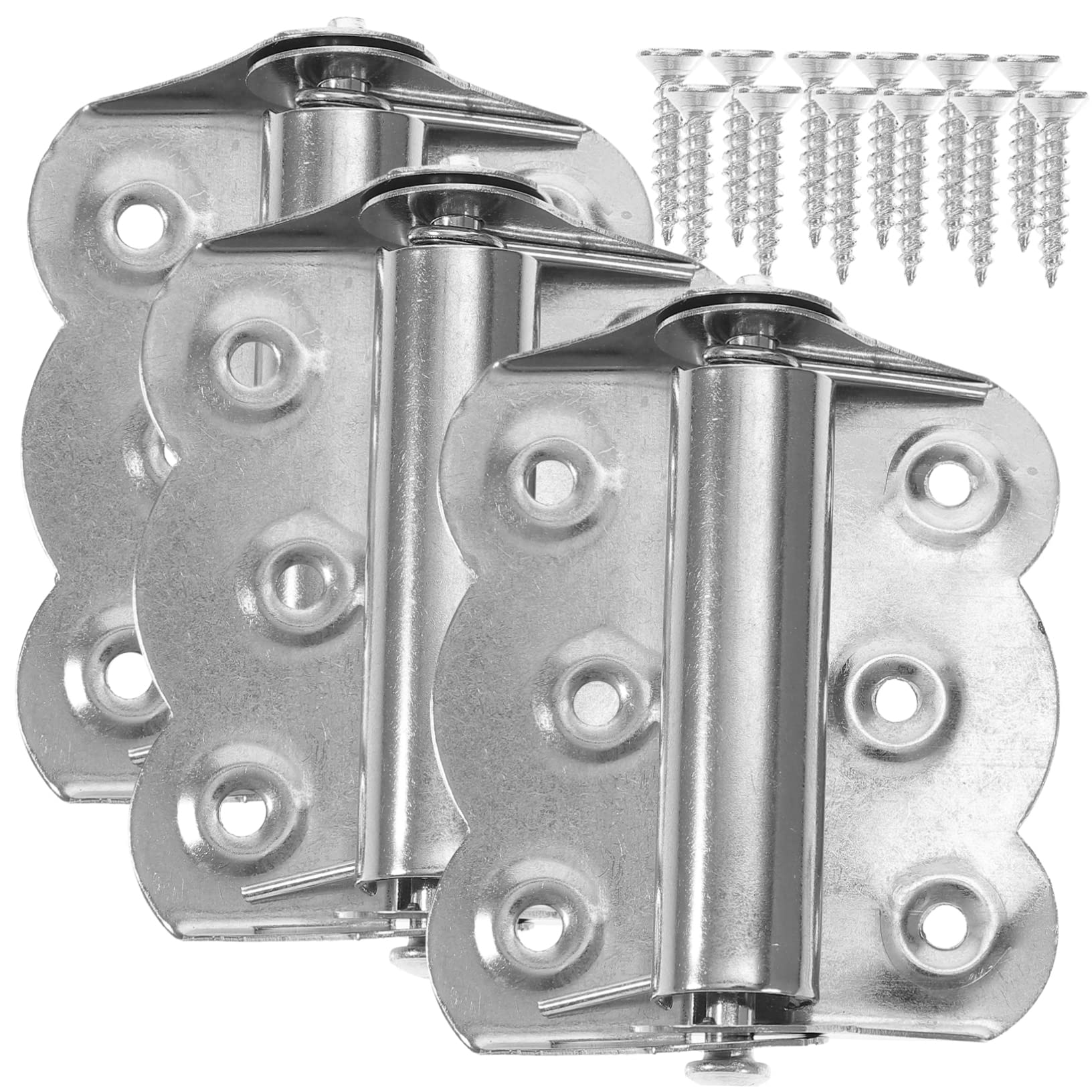 3 Cerniere A Chiusura Automatica Farfalla In Acciaio - Per Porte E Zanzariere - Foto 6