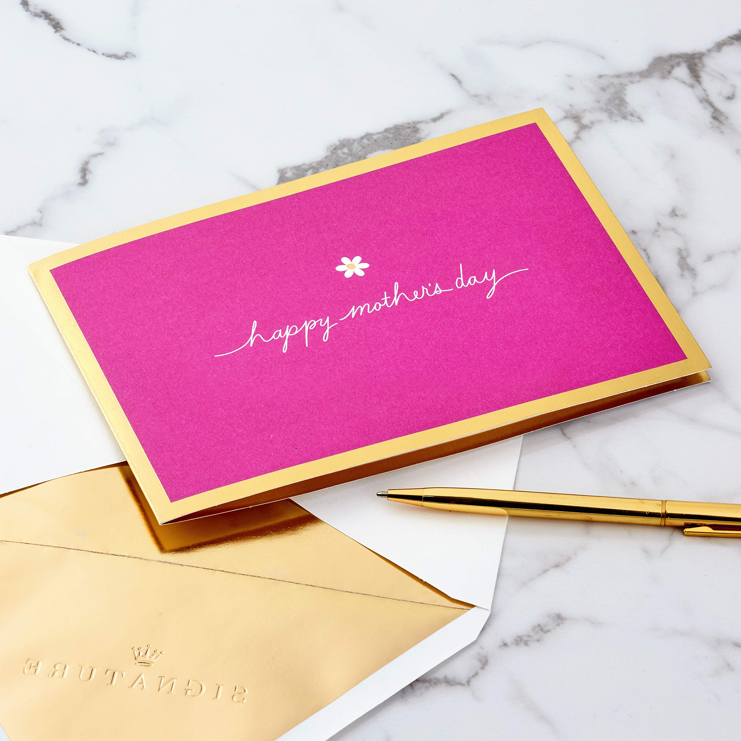 Hallmark Signature Paper Wonder Pop Up Mothers Day Card (Flowers in Vase, Make the World More Beautiful) - Image 2