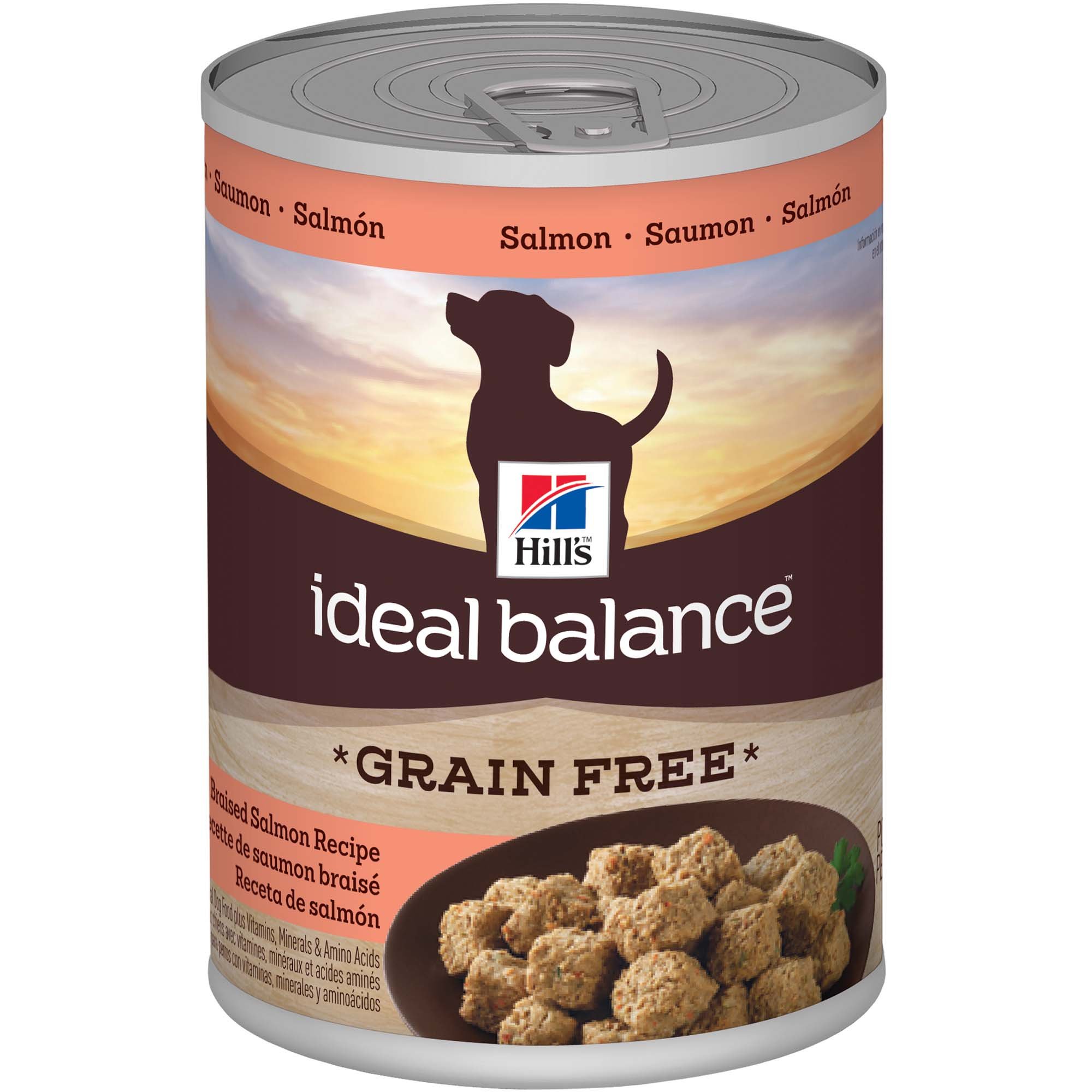 Hills Ideal Balance Adult Grain Free Braised Salmon Recipe Canned