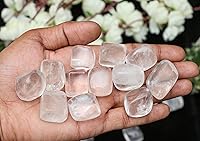 Vista 9 de ZAICUS 1 libra de piedras de cuarzo transparente pulidas Cristales curativos naturales Feng Shui Equilibrio de chakras Buena suerte Regalo