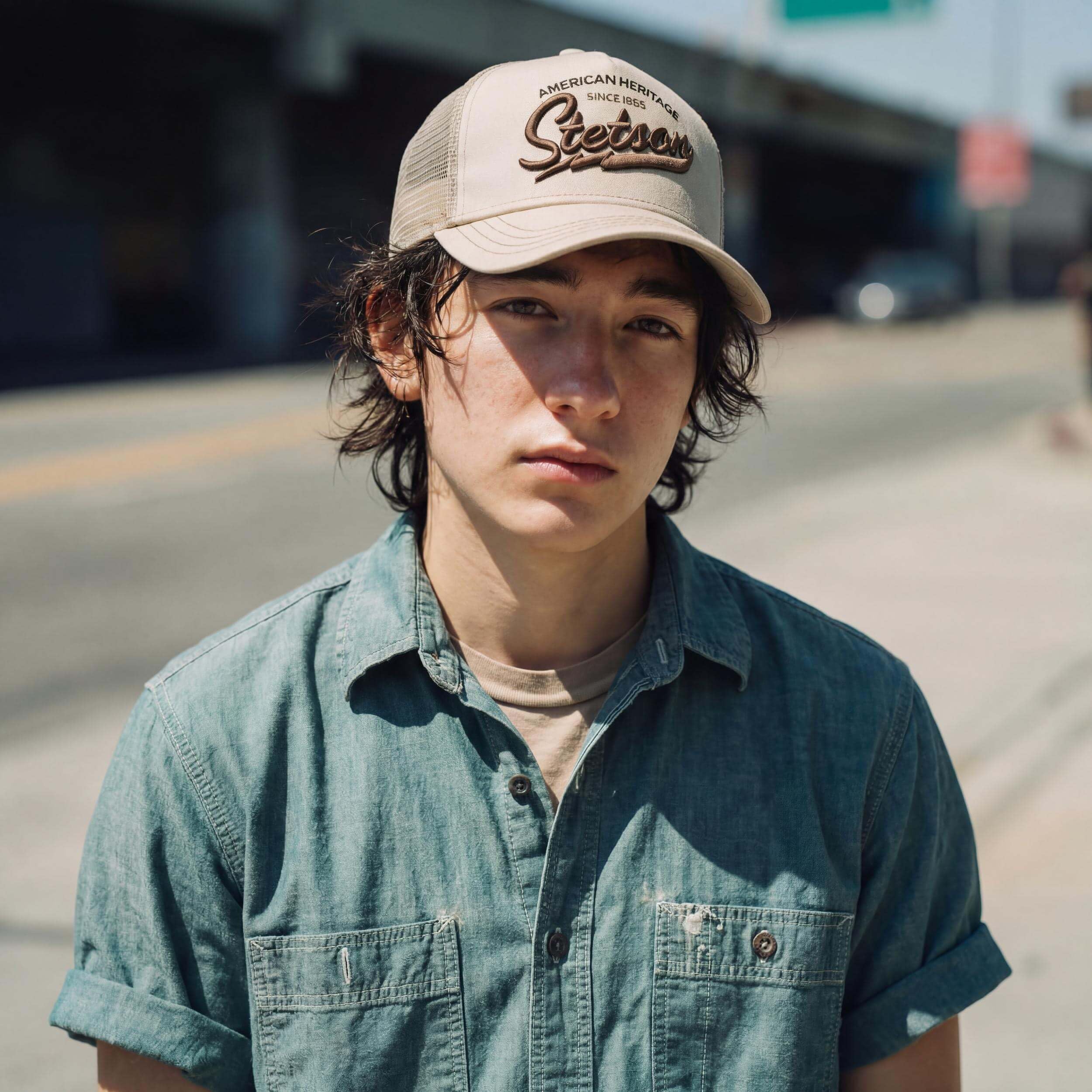 Stetson Czapka Trucker Since 1865Mężczyźni - snapback cap baseball tirowca Snapback, Z daszkiem, daszkiem wiosna-lato jesień-zima Wiosna Lato Jesień Zima - One Size
