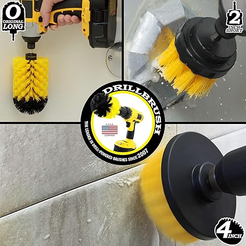 Miniatura 9 de Drill Brush Power Scrubber by Useful Products - Cepillos de taladro de limpieza al aire libre - Kit de cepillos de taladro de garaje - Depurador de