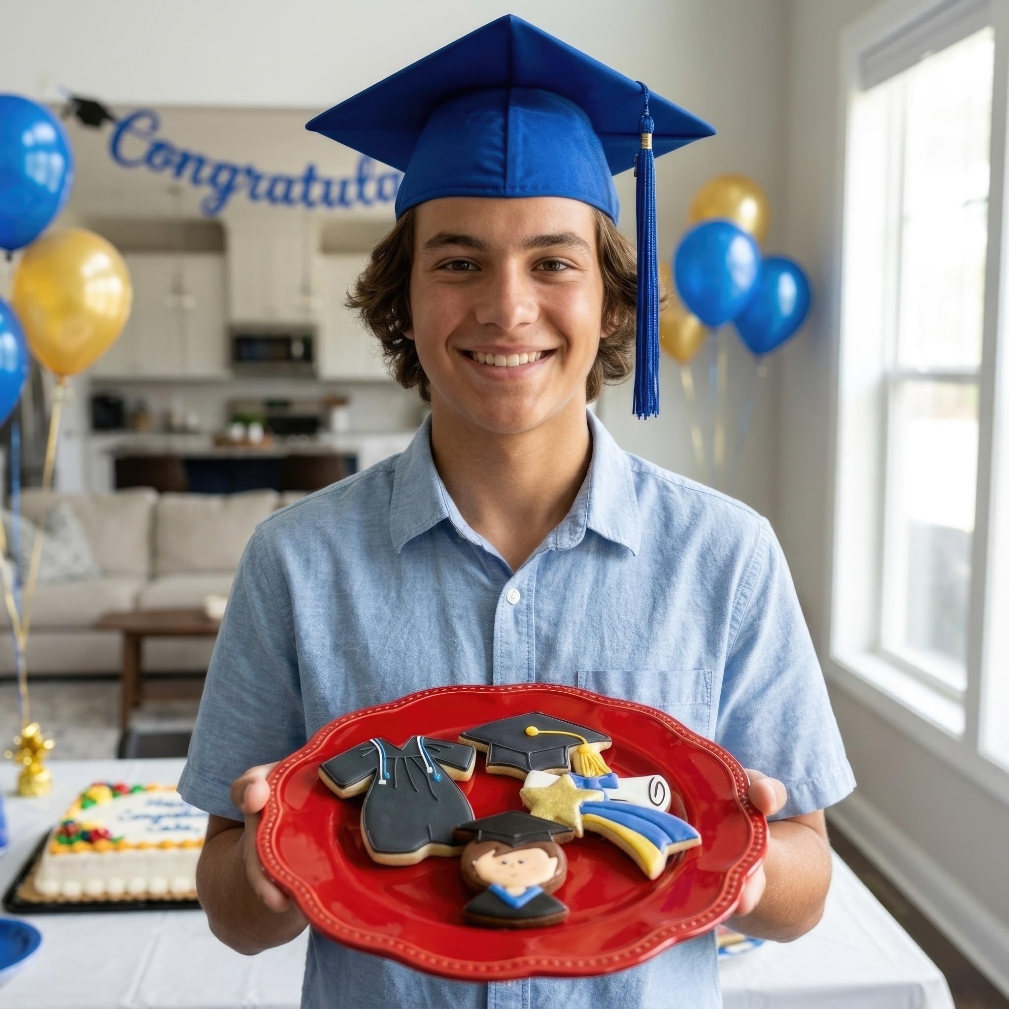 cookies graduation dresses Amazon.com: Ann Clark Graduation Cookie Cutters 5-Pc. Set Made in the USA, Graduation Cap, Gown, Diploma, Graduate, Shooting Star: Home & Kitchen