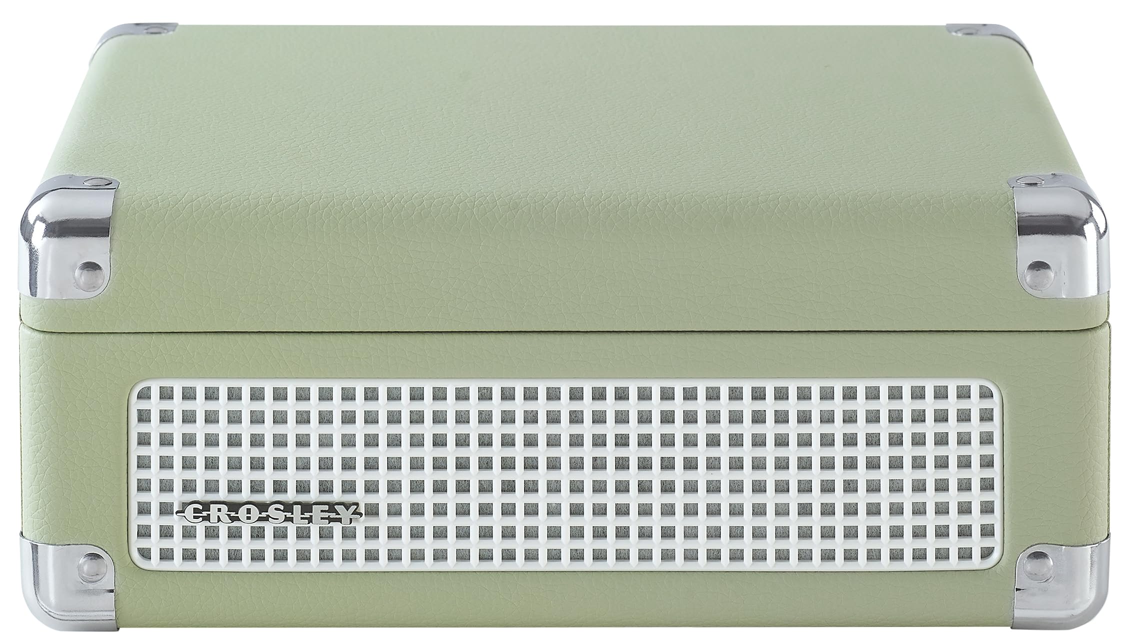 Crosley CR3505A-MT Cruiser Lecteur CD Portable rétro avec Haut-parleurs stéréo Bluetooth et Radio FM, Menthe | Haut-parleurs stéréo intégrés et radio FM - Lecteurs CD rechargeables pour la maison, design vintage valise