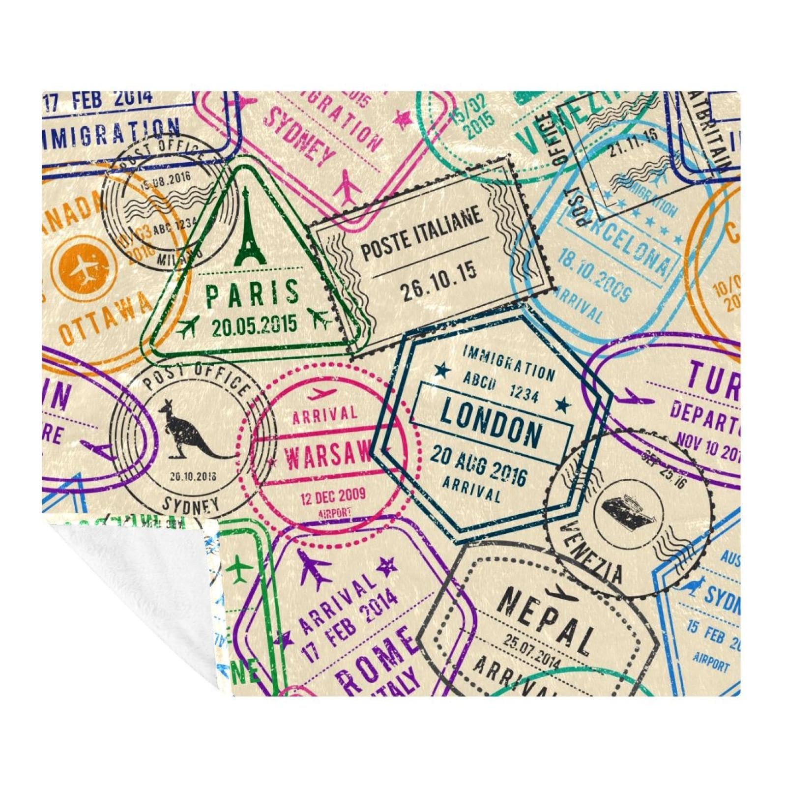 Couverture de voyage légère pour les trajets en voiture et avion