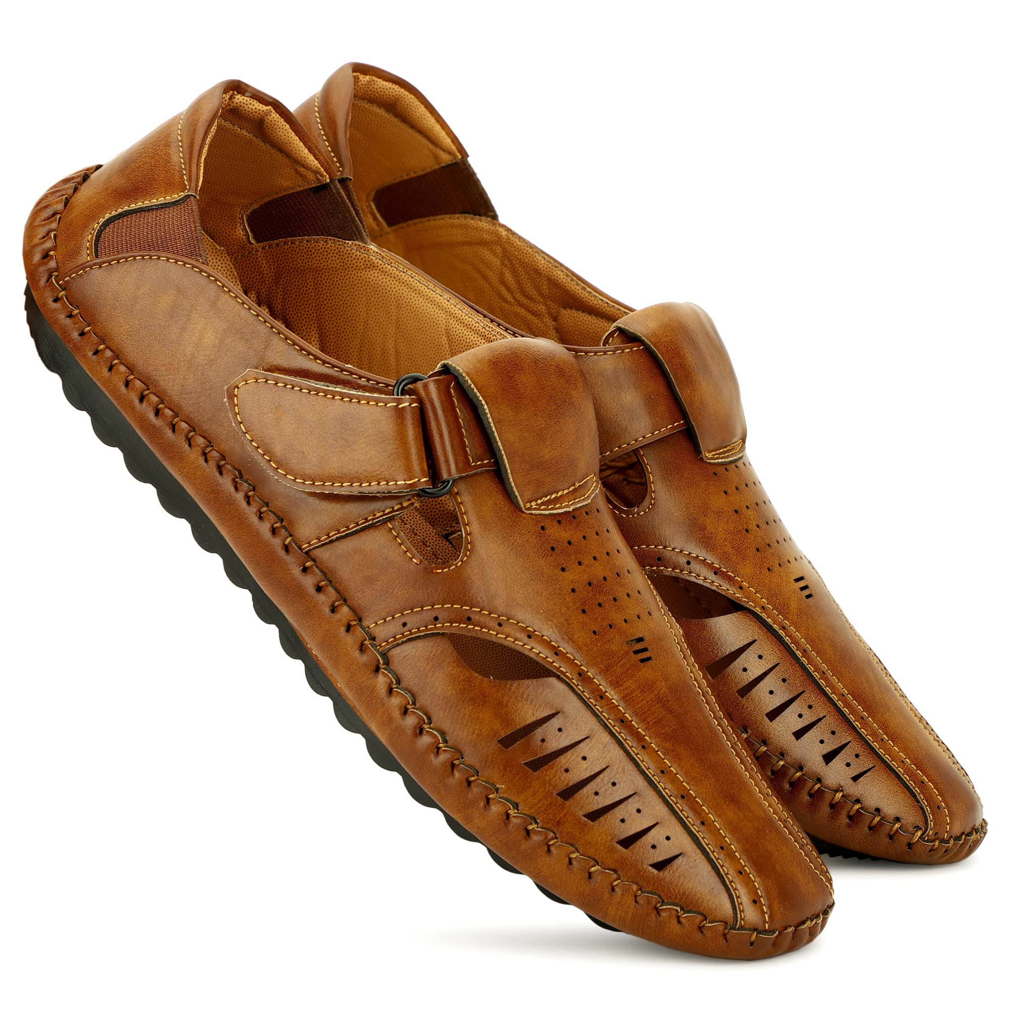 buxton Shoes Men's Casual Slip-On Loafer (Black, Numeric_8)-picture-52