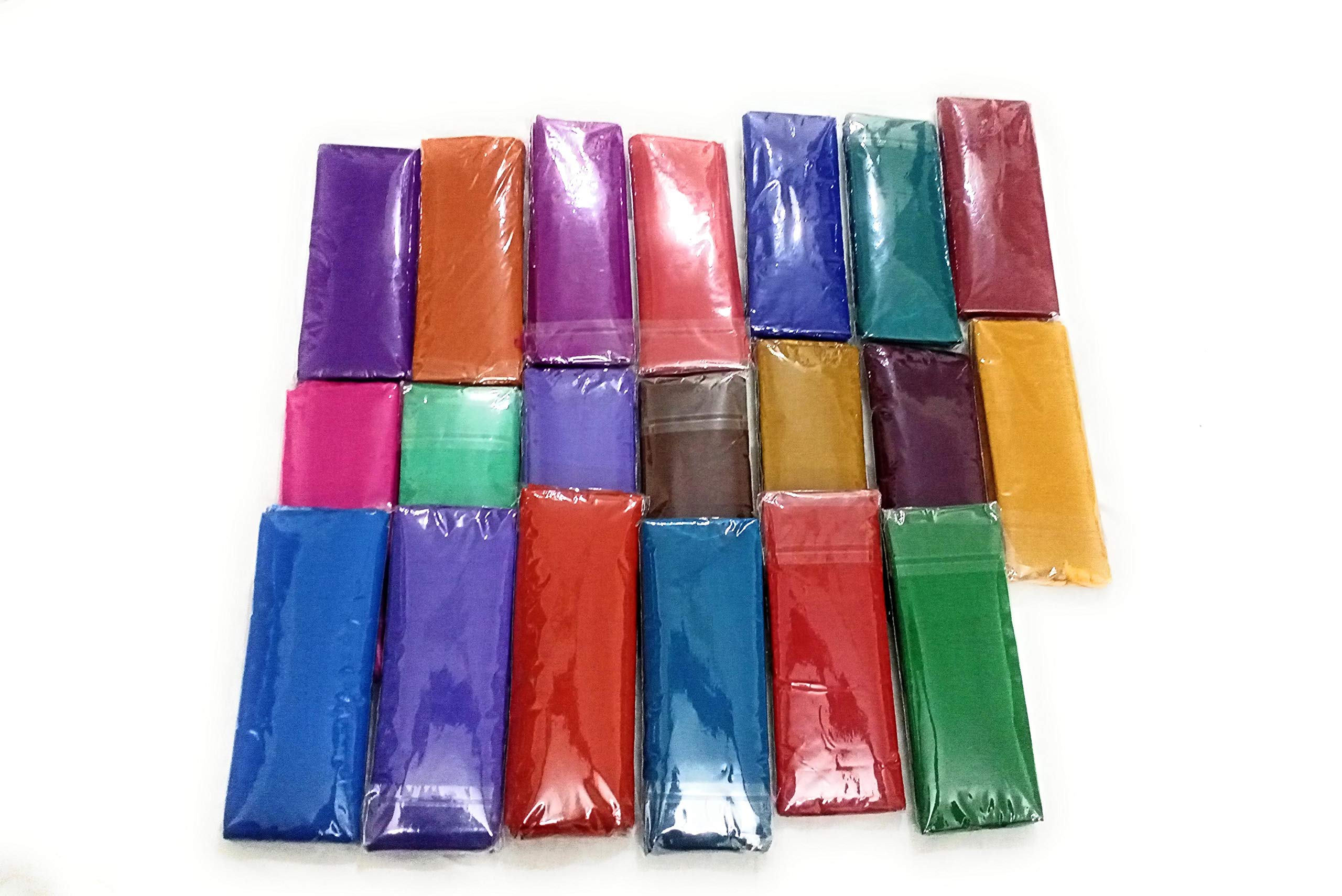 Silk Blouse Piece Material for Women, Unstitched, Combo of 20 (1 meter each) - Navratri Special, Durga Puja Special, Oti Bharan, Ugadi Special -CA60-image-15