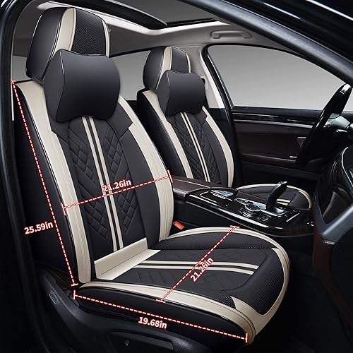 Miniatura 222 de GXT Bench Seat Cover, Premium Faux Leather Bench Seat Covers for Trucks - Universal Fit for Most Sedans SUV Pick-up Truck, Durable for Long Lasting