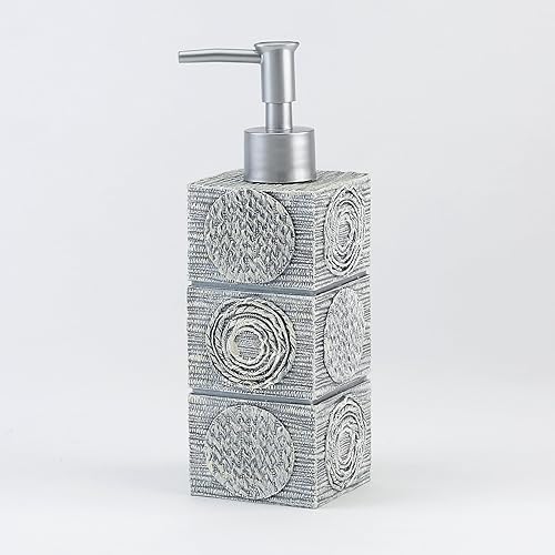 Avanti Linens Bomba de loción Galaxy, plata