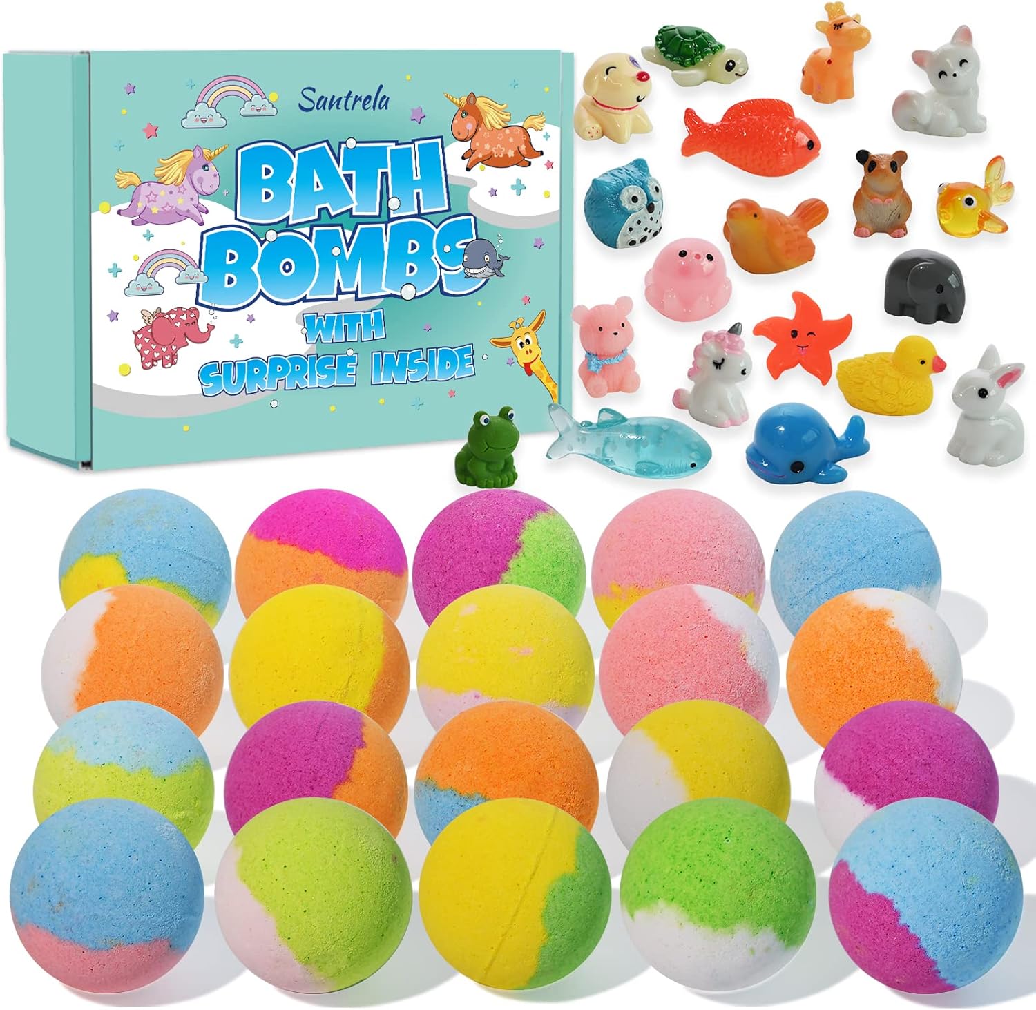 Bath Bombs for Kids with Surprise Inside for Girls Boys