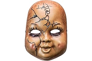 Creepy Baby Face Mask for a Hauntingly Realistic Halloween Disguise