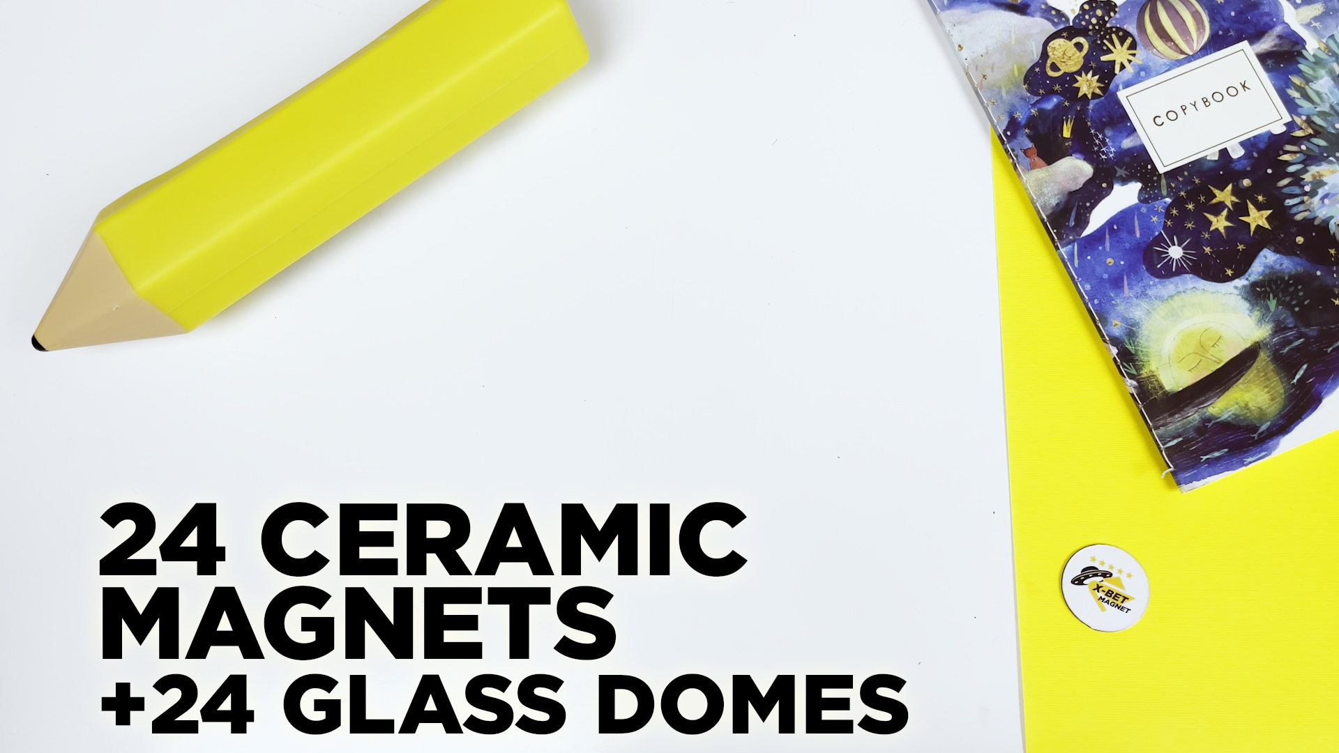 Image of Strong Round DIY Decorative Magnets (0.7x0.2 /18x5mm, 24 pcs) - Ceramic Circle Magnets for Refrigerator, Whiteboard, Office, Classroom, Science, Industrial, Fridge & Photo Organization Projects